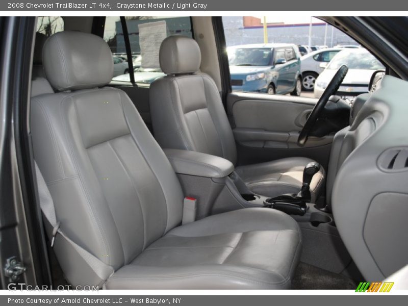 Graystone Metallic / Light Gray 2008 Chevrolet TrailBlazer LT 4x4