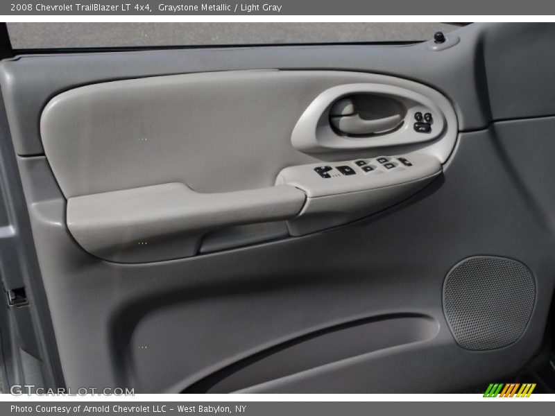Graystone Metallic / Light Gray 2008 Chevrolet TrailBlazer LT 4x4