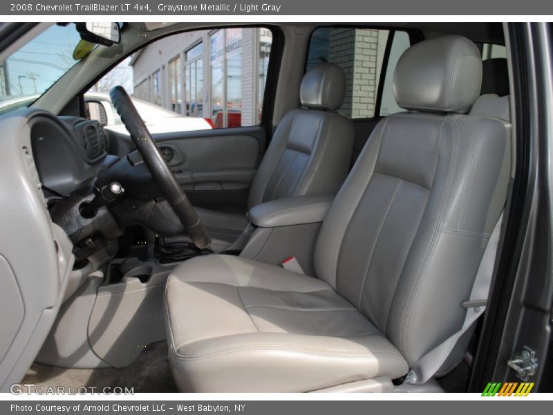Graystone Metallic / Light Gray 2008 Chevrolet TrailBlazer LT 4x4
