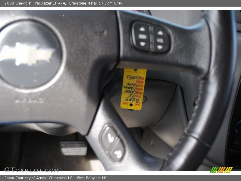 Graystone Metallic / Light Gray 2008 Chevrolet TrailBlazer LT 4x4