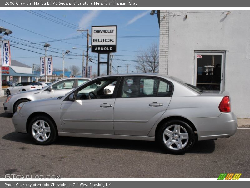 Silverstone Metallic / Titanium Gray 2006 Chevrolet Malibu LT V6 Sedan