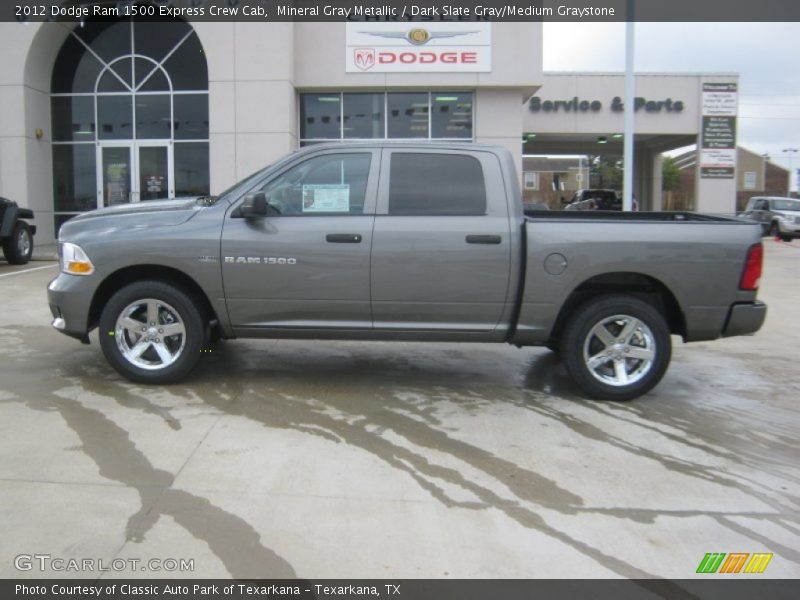 Mineral Gray Metallic / Dark Slate Gray/Medium Graystone 2012 Dodge Ram 1500 Express Crew Cab