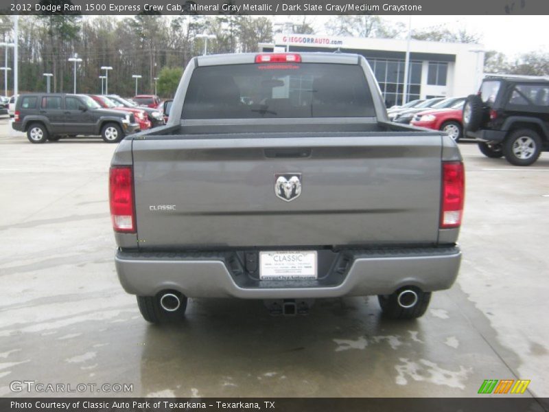 Mineral Gray Metallic / Dark Slate Gray/Medium Graystone 2012 Dodge Ram 1500 Express Crew Cab