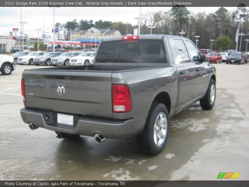 Mineral Gray Metallic / Dark Slate Gray/Medium Graystone 2012 Dodge Ram 1500 Express Crew Cab
