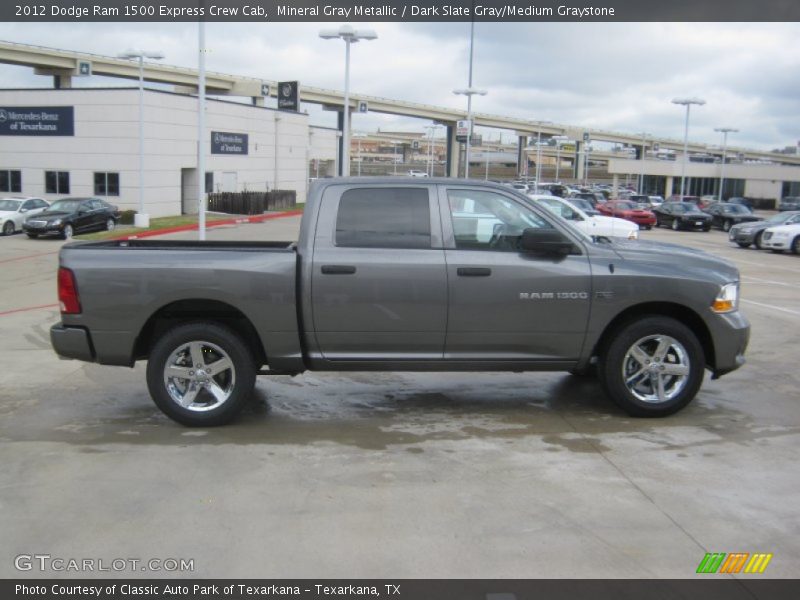 Mineral Gray Metallic / Dark Slate Gray/Medium Graystone 2012 Dodge Ram 1500 Express Crew Cab