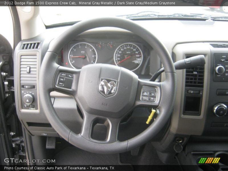 Mineral Gray Metallic / Dark Slate Gray/Medium Graystone 2012 Dodge Ram 1500 Express Crew Cab