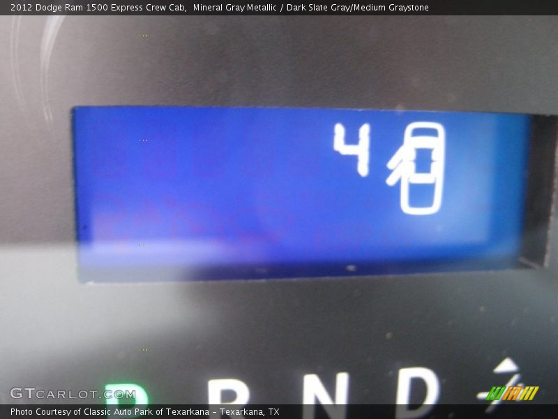Mineral Gray Metallic / Dark Slate Gray/Medium Graystone 2012 Dodge Ram 1500 Express Crew Cab