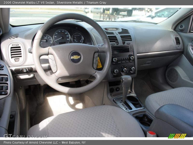 Silverstone Metallic / Titanium Gray 2006 Chevrolet Malibu LT V6 Sedan