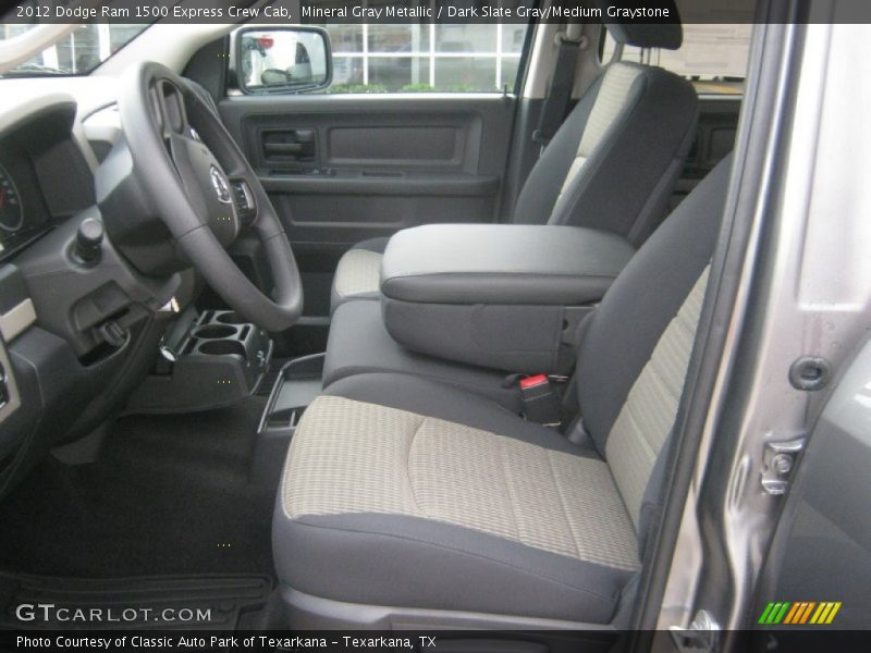 Mineral Gray Metallic / Dark Slate Gray/Medium Graystone 2012 Dodge Ram 1500 Express Crew Cab