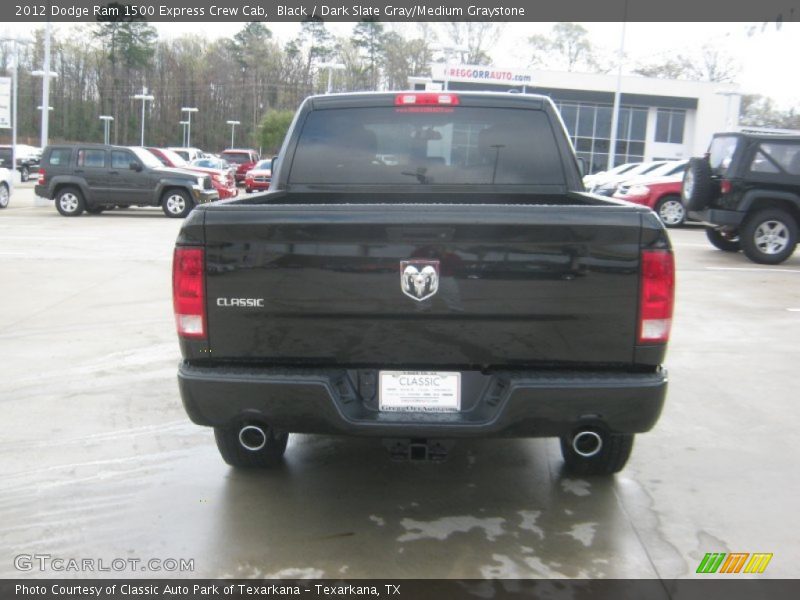 Black / Dark Slate Gray/Medium Graystone 2012 Dodge Ram 1500 Express Crew Cab