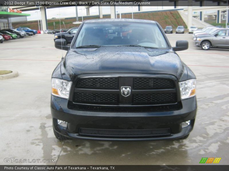 Black / Dark Slate Gray/Medium Graystone 2012 Dodge Ram 1500 Express Crew Cab