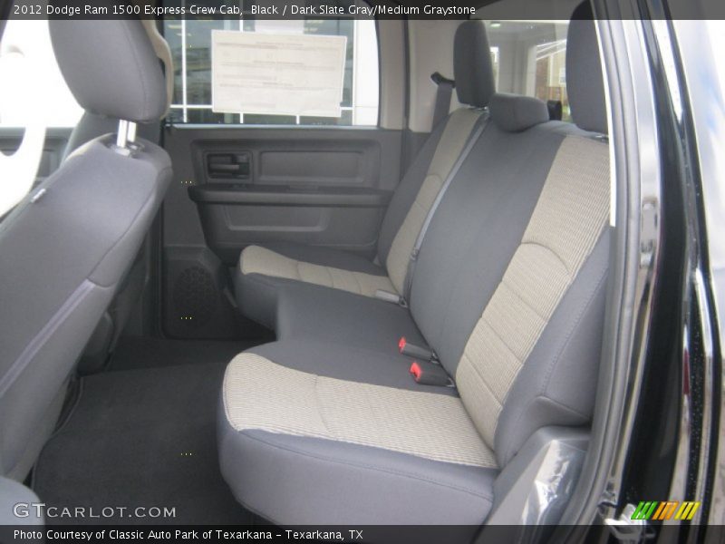 Black / Dark Slate Gray/Medium Graystone 2012 Dodge Ram 1500 Express Crew Cab