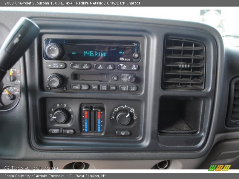 Redfire Metallic / Gray/Dark Charcoal 2003 Chevrolet Suburban 1500 LS 4x4