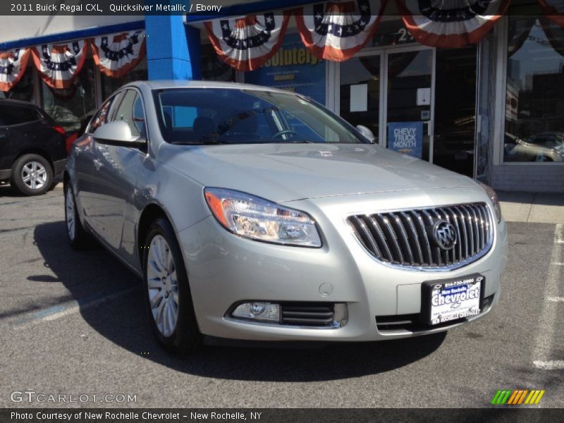 Quicksilver Metallic / Ebony 2011 Buick Regal CXL