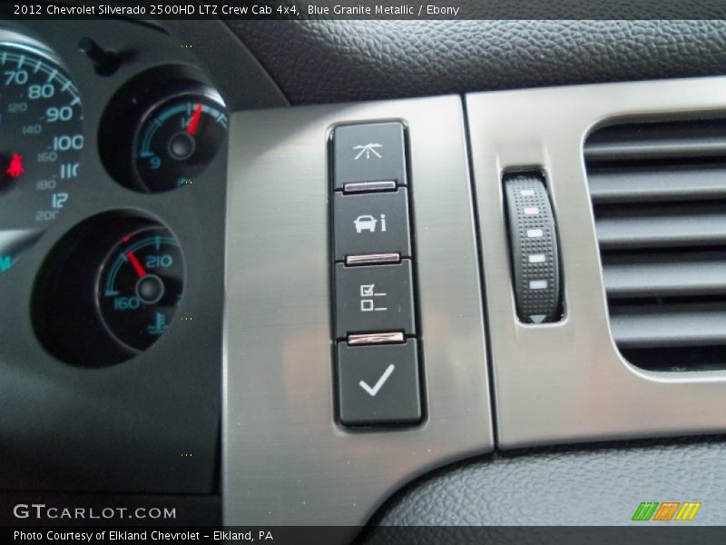 Blue Granite Metallic / Ebony 2012 Chevrolet Silverado 2500HD LTZ Crew Cab 4x4