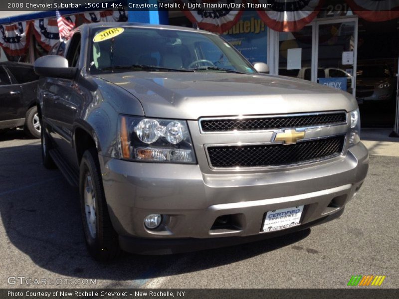 Graystone Metallic / Light Titanium/Dark Titanium 2008 Chevrolet Suburban 1500 LT 4x4