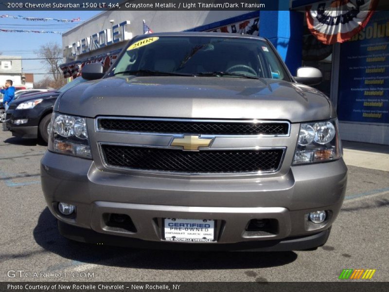 Graystone Metallic / Light Titanium/Dark Titanium 2008 Chevrolet Suburban 1500 LT 4x4