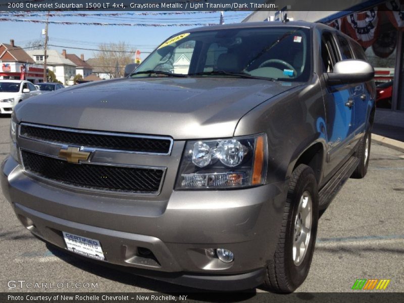 Graystone Metallic / Light Titanium/Dark Titanium 2008 Chevrolet Suburban 1500 LT 4x4