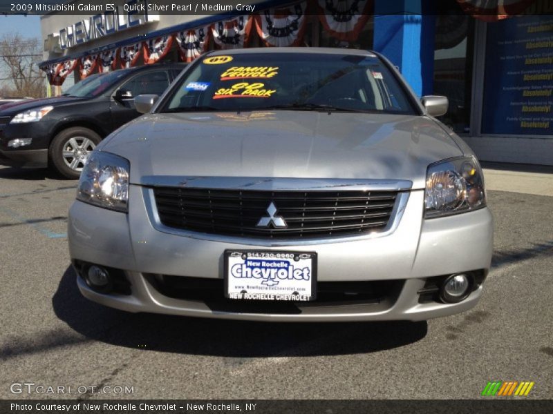 Quick Silver Pearl / Medium Gray 2009 Mitsubishi Galant ES