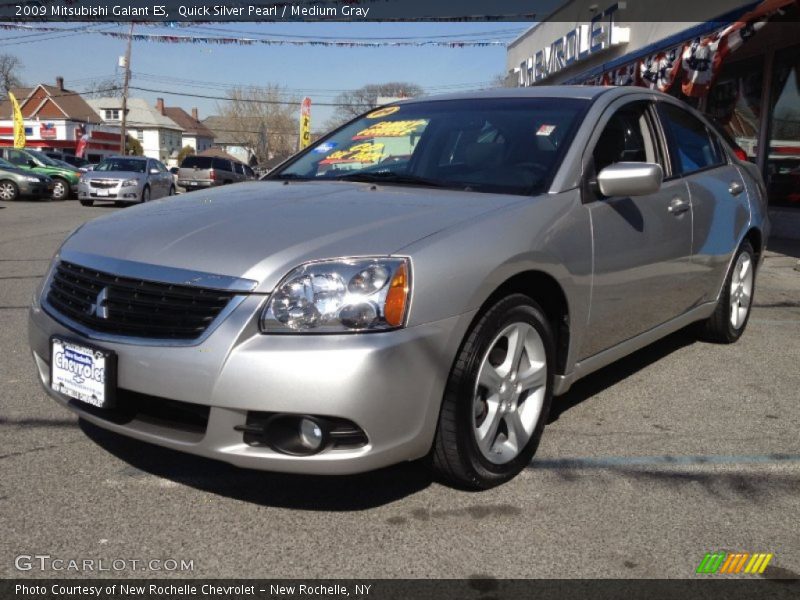 Quick Silver Pearl / Medium Gray 2009 Mitsubishi Galant ES