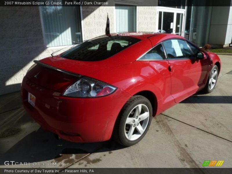 Pure Red / Dark Charcoal 2007 Mitsubishi Eclipse GS Coupe