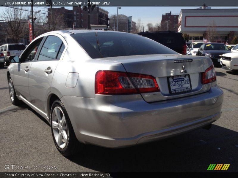 Quick Silver Pearl / Medium Gray 2009 Mitsubishi Galant ES