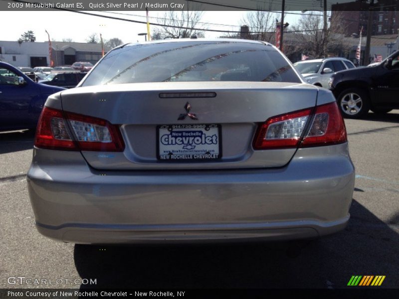Quick Silver Pearl / Medium Gray 2009 Mitsubishi Galant ES