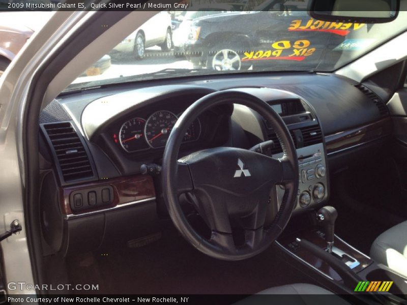Quick Silver Pearl / Medium Gray 2009 Mitsubishi Galant ES