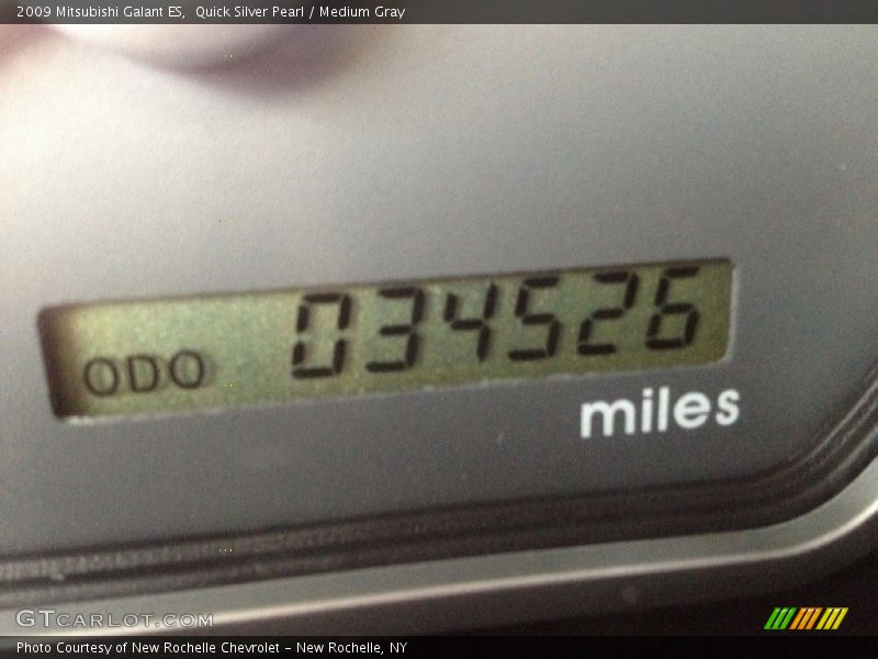Quick Silver Pearl / Medium Gray 2009 Mitsubishi Galant ES