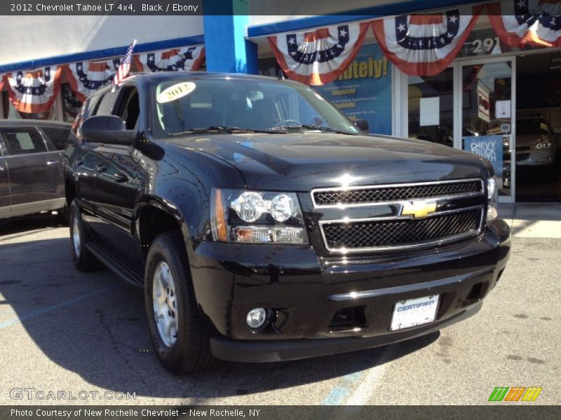 Black / Ebony 2012 Chevrolet Tahoe LT 4x4