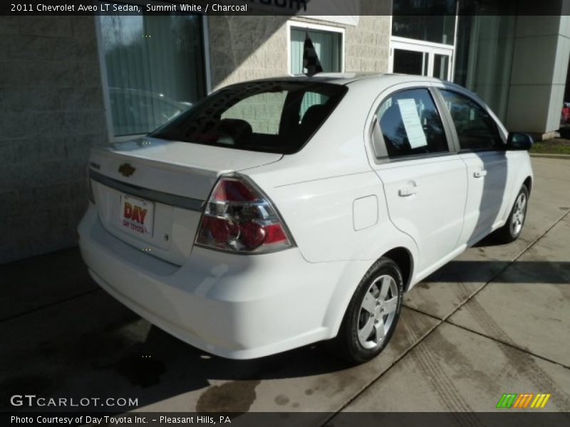 Summit White / Charcoal 2011 Chevrolet Aveo LT Sedan