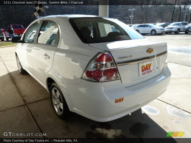 Summit White / Charcoal 2011 Chevrolet Aveo LT Sedan