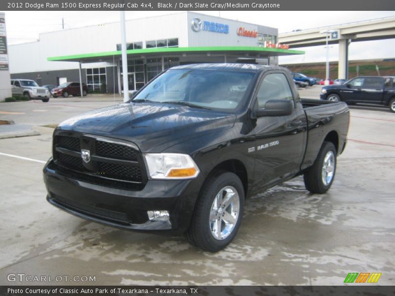 Black / Dark Slate Gray/Medium Graystone 2012 Dodge Ram 1500 Express Regular Cab 4x4