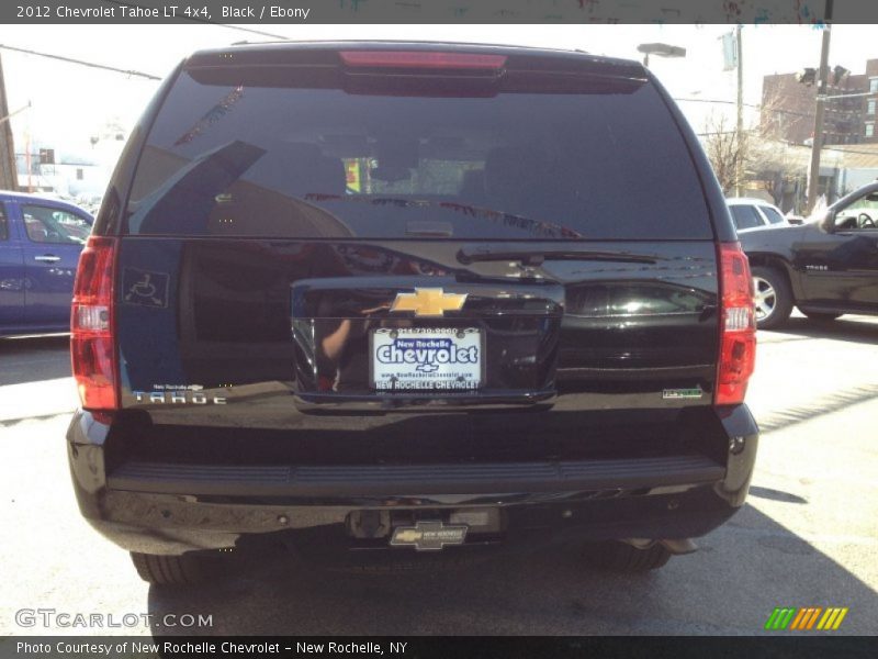 Black / Ebony 2012 Chevrolet Tahoe LT 4x4