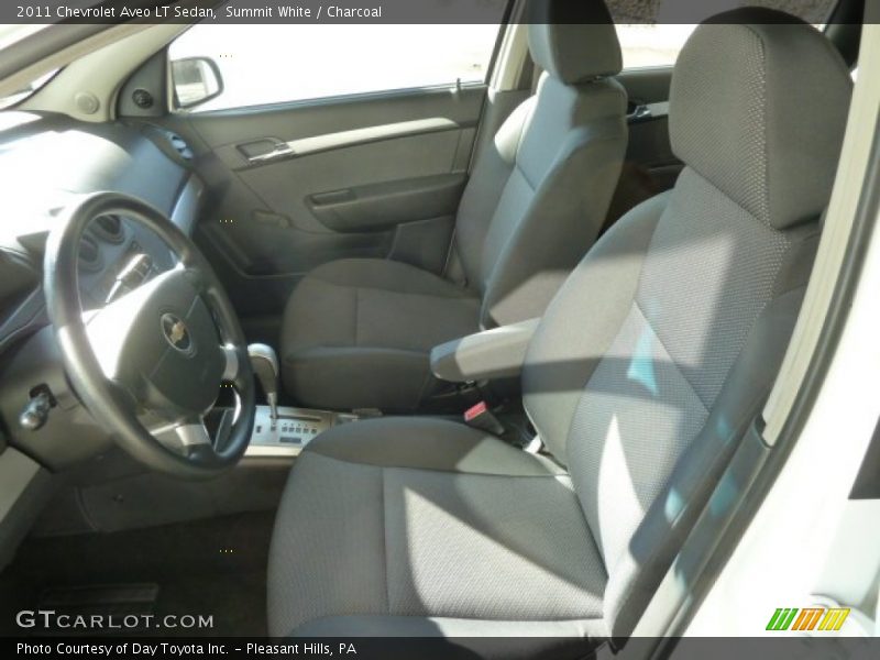 Summit White / Charcoal 2011 Chevrolet Aveo LT Sedan