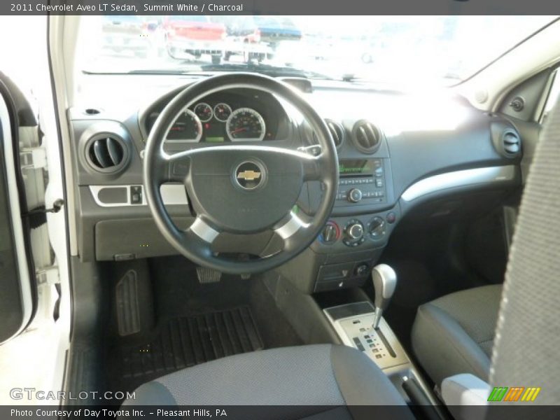 Summit White / Charcoal 2011 Chevrolet Aveo LT Sedan