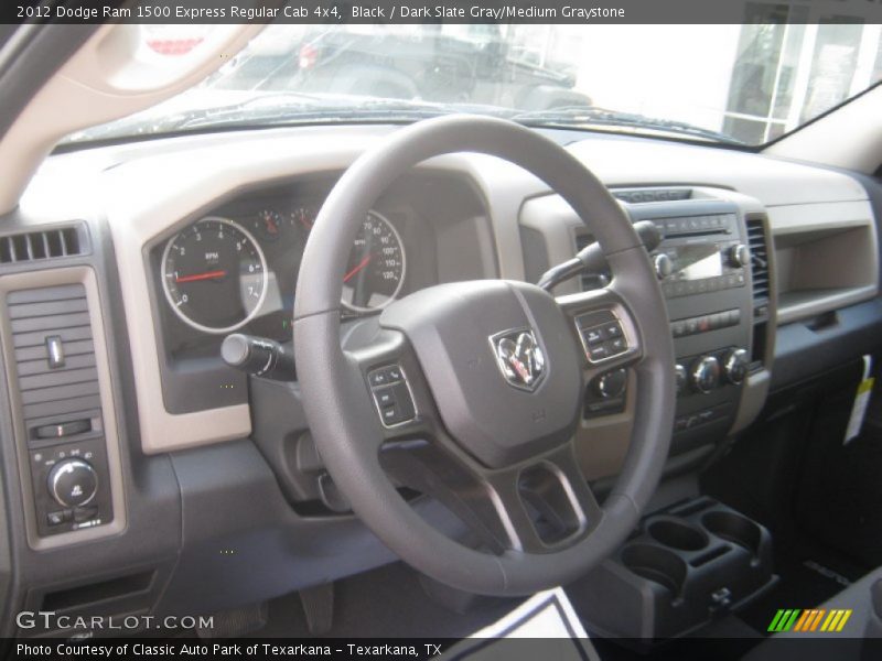 Black / Dark Slate Gray/Medium Graystone 2012 Dodge Ram 1500 Express Regular Cab 4x4