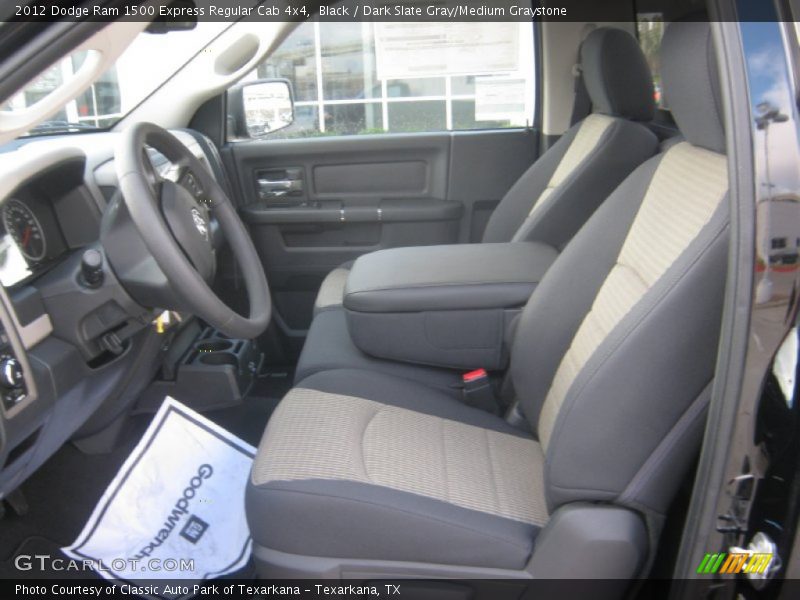 Black / Dark Slate Gray/Medium Graystone 2012 Dodge Ram 1500 Express Regular Cab 4x4