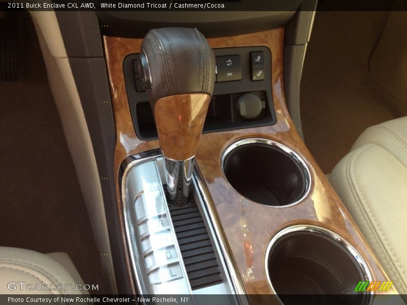 White Diamond Tricoat / Cashmere/Cocoa 2011 Buick Enclave CXL AWD