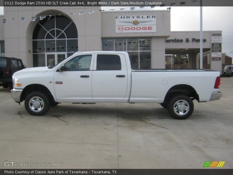 Bright White / Dark Slate/Medium Graystone 2012 Dodge Ram 2500 HD SLT Crew Cab 4x4