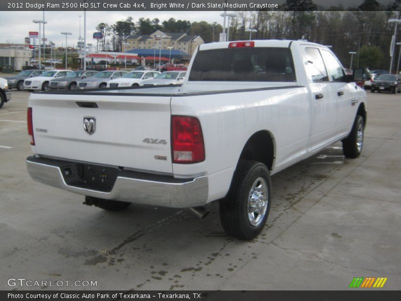 Bright White / Dark Slate/Medium Graystone 2012 Dodge Ram 2500 HD SLT Crew Cab 4x4