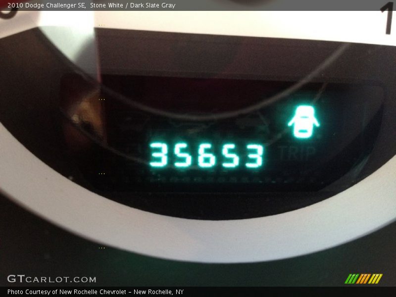 Stone White / Dark Slate Gray 2010 Dodge Challenger SE