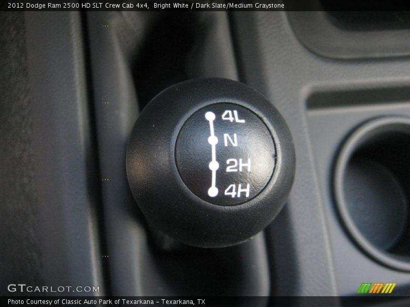 Bright White / Dark Slate/Medium Graystone 2012 Dodge Ram 2500 HD SLT Crew Cab 4x4