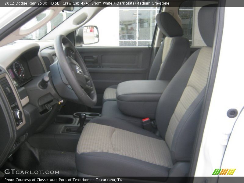 Bright White / Dark Slate/Medium Graystone 2012 Dodge Ram 2500 HD SLT Crew Cab 4x4
