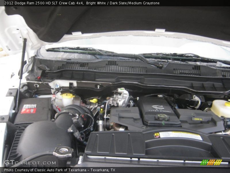 Bright White / Dark Slate/Medium Graystone 2012 Dodge Ram 2500 HD SLT Crew Cab 4x4