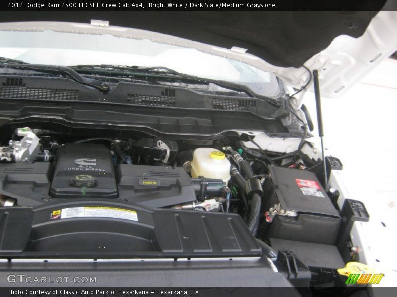 Bright White / Dark Slate/Medium Graystone 2012 Dodge Ram 2500 HD SLT Crew Cab 4x4