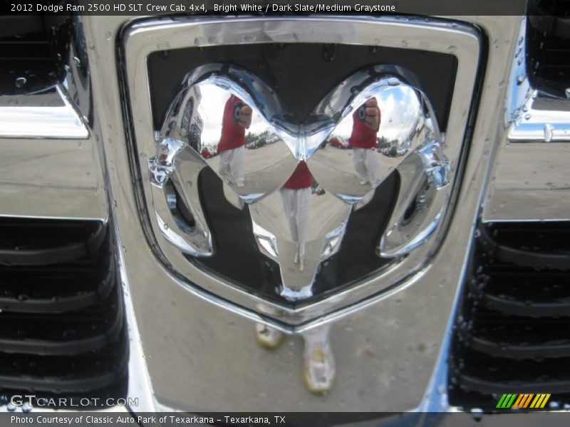 Bright White / Dark Slate/Medium Graystone 2012 Dodge Ram 2500 HD SLT Crew Cab 4x4