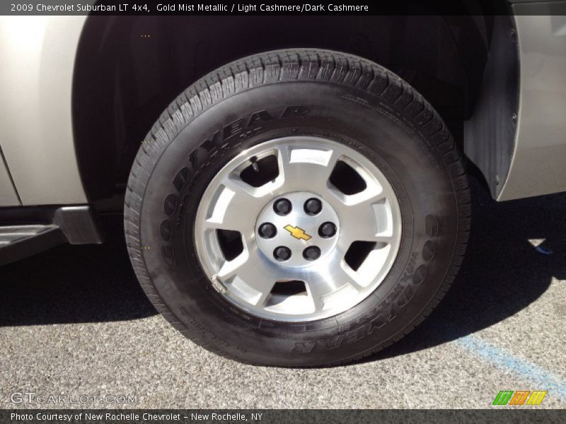 Gold Mist Metallic / Light Cashmere/Dark Cashmere 2009 Chevrolet Suburban LT 4x4