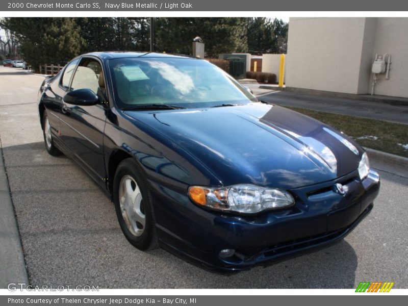 Navy Blue Metallic / Light Oak 2000 Chevrolet Monte Carlo SS