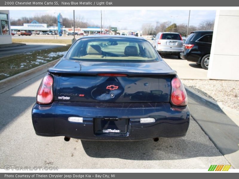 Navy Blue Metallic / Light Oak 2000 Chevrolet Monte Carlo SS